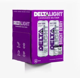 delta light cannabis water bright berry 5mg single can