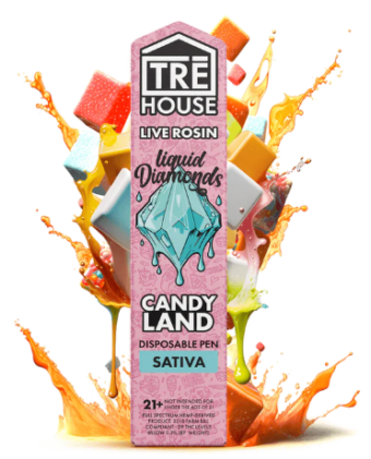 trēhouse live rosin liquid diamonds pen candy land 2g