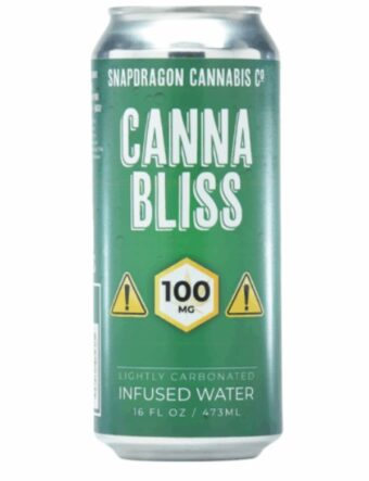 snapdragon cannabis co. canna bliss thc sparkling water 25mg single