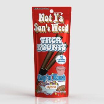 not ya son's weed cap n' kush thca blunts 1.5g 2 pack