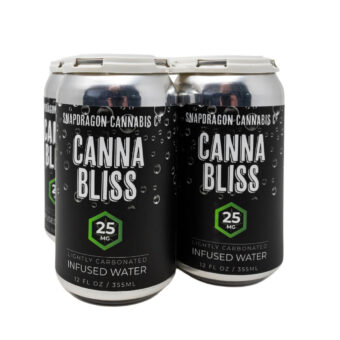 snapdragon cannabis co. canna bliss sparkling infused d9 water 100mg 4 pack (copy)