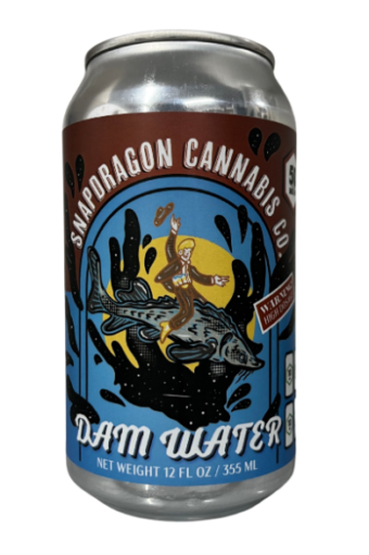 snapdragon cannabis co. canna bliss sparkling infused d9 water 100mg single can (copy)