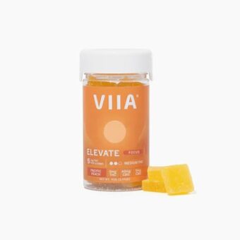 viia pacific peach elevate thc+cbg gummies 5mg