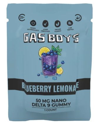 gas boys single serve nano thca blueberry lemonade 50mg