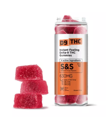 d9thc d9+thcv nano gummies wake up 210mg (copy)