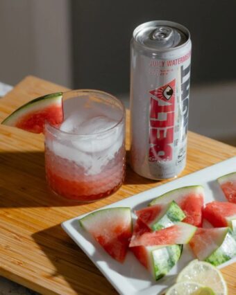 delta light cannabis water juicy watermelon 5mg single can