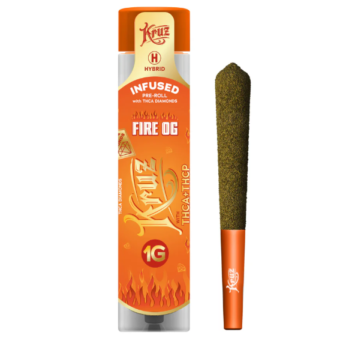 kruz thca liquid diamond pre rolls fire og 0.5g 5ct (copy)