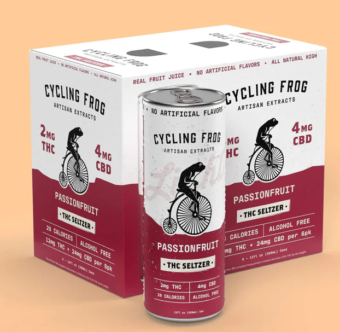 cycling frog d9+cbd seltzer lemon light single can (copy)