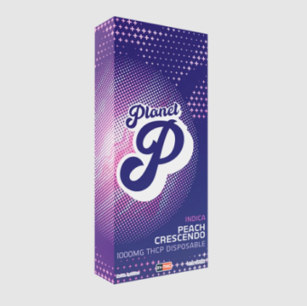 pinnacle planet p thcp disposable peach crescendo 1g