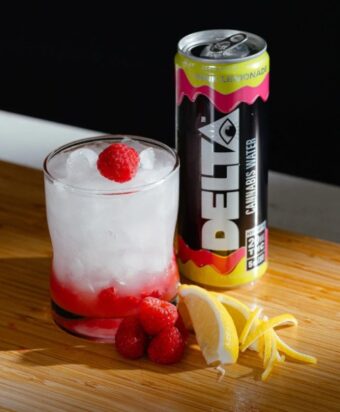 delta cannabis water pink lemonade 25mg 4 pack