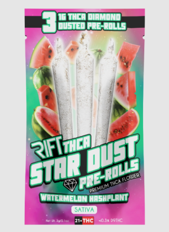 rift star dust thca pre rolls orange kush cake 3g (copy)