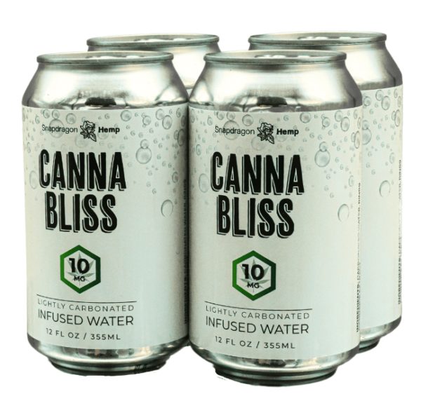 snapdragon cannabis co. canna bliss sparkling infused d9 water 10mg single can (copy)