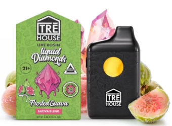 trēhouse live rosin liquid diamonds vape pen watermelon gusherz 3.5g (copy)