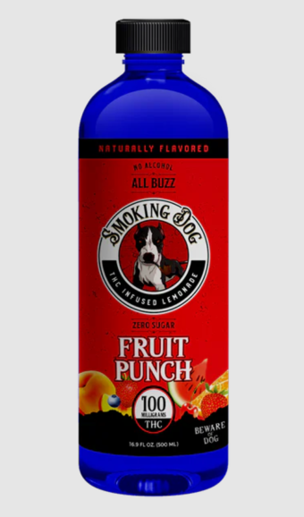 smoking dog thc fruit punch 100mg