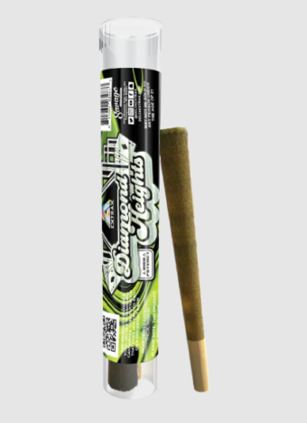 delta extrax diamond heights thca pre rolls bubba kush 1.3g (copy)