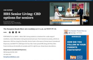 screenshot of Dr D on WAVY-TV website HRS CBD Expert