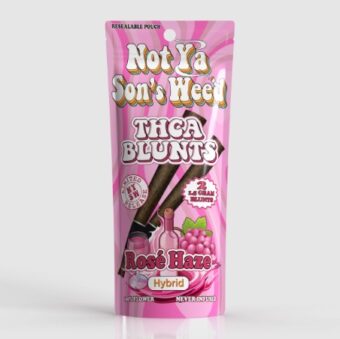 not ya son's weed rosѐ haze thca blunts 1.5g 2 pack