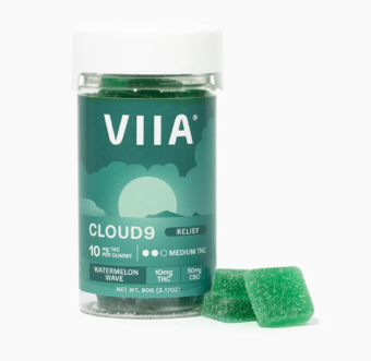 viia cloud 9 full spectrum gummies tropical splash 1100mg (copy)