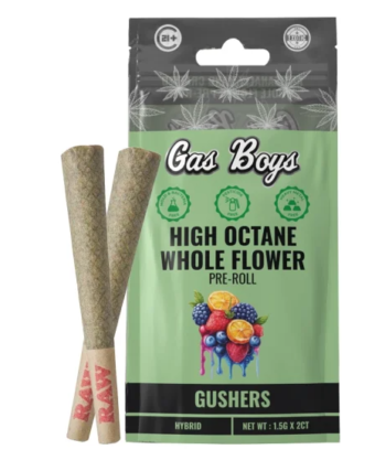 gas boys thca pre rolls lemon pound cake 1.5g 2 pack (copy)