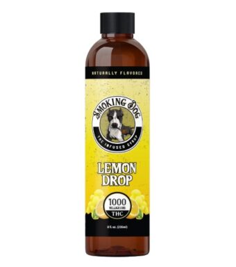smoking dog thc syrup lemon drop 1000mg