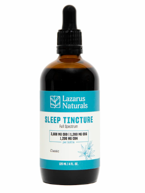 lazarus naturals cbd+cbg+cbn tincture sleep 120ml