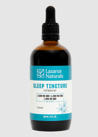 lazarus naturals cbd+cbg+cbn tincture sleep 30ml (copy)