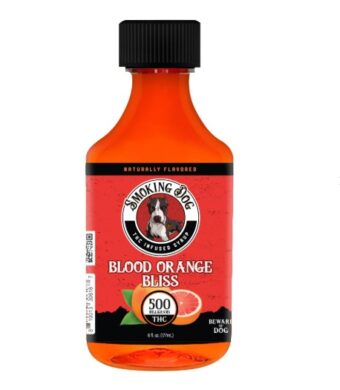 smoking dog thc syrup blood orange bliss 500mg