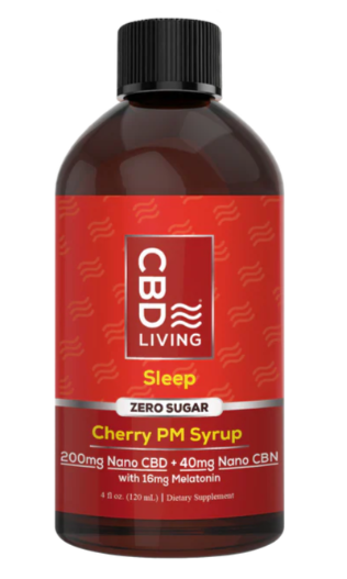 cbd living cbd+cbn sleep aid syrup grape pm 240mg (copy)