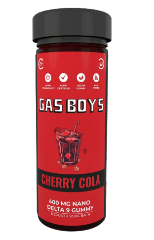 gas boys nano d9 single serve gummy cherry cola 50mg (copy)