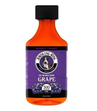 smoking dog thc syrup grape 500mg