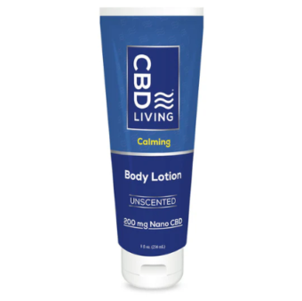 cbd living cbd lotion unscented 200mg