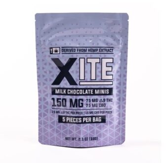 xite d9 milk chocolate mini 30mg