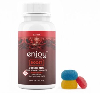 enjoy hemp mixed fruit boost thc gummies 300mg