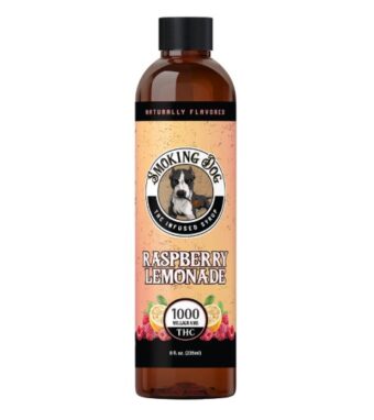 smoking dog thc syrup raspberry lemonade 1000mg