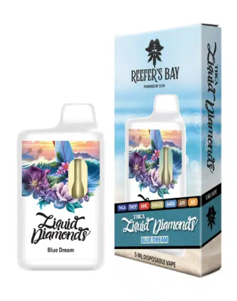 reefer’s bay thca liquid diamonds disposable vape blue dream 5ml