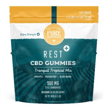 pure shenandoah cbd+cbg+cbn gummies rest extra strength 900mg