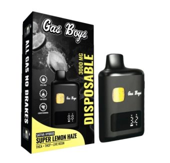 gas boys super lemon haze thca+thcp+cbd dispo 3000mg