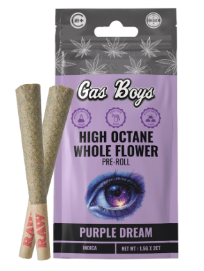 gas boys thca pre rolls purple panty dropper 1.5g 2 pack (copy)