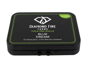 diamond fire farms mini pre rolls northern lights 5 count (copy)