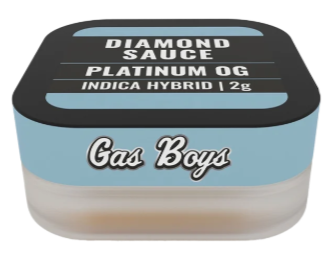 gas boys thca+thcv rosin reserve collection platinum og 2g