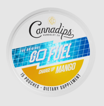 cannadips go fuel cbg+caffeine+guarana pouches mocha 150mg (copy)