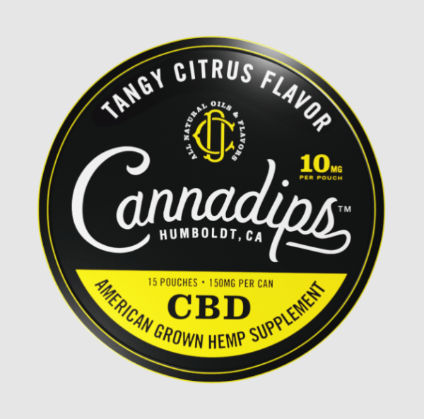 cannadips cbd infused pouches tropical mango 150mg (copy)