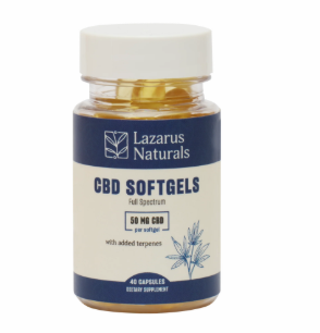 lazarus naturals cbd 100mg softgels 40 count (copy)