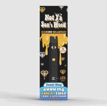 not ya son's weed donut shop thca+thcp+hhc vape 2g