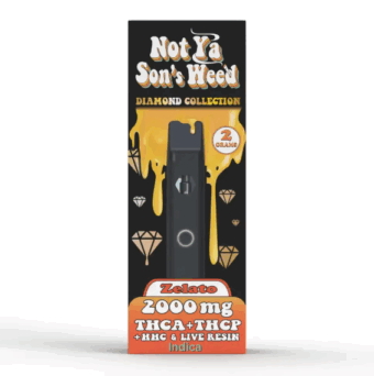 not ya son's weed zelato thca+thcp+hhc vape 2g