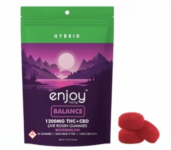 enjoy hemp watermelon balance thc+cbd gummies 1200mg