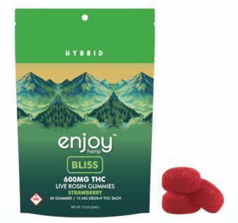 enjoy hemp strawberry bliss thc gummies 600mg