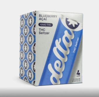 delta blueberry acai cannabis water 10mg 4 pack