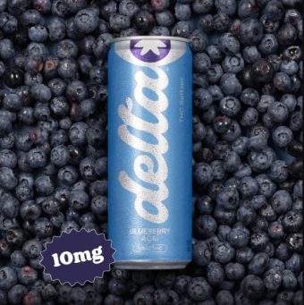 delta blueberry acai cannabis water 10mg 4 pack