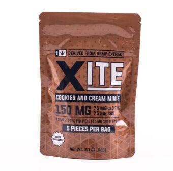 xite cookies & cream chocolate mini thc 30mg single